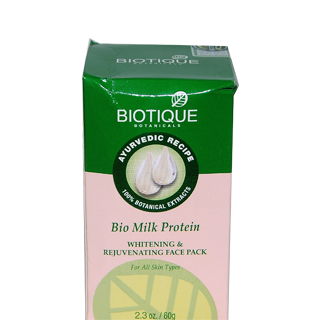 Buy Biotique Bio Milk Protein Whitening n Rejuvenating Face Pack 60 g online for USD 13.44 at alldesineeds