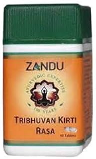 Zandu Tribhuvan Kirti Ras 40 Tab(Pack of 5) Free malshuddhi sample