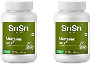 Sri Sri Ayurveda Tattva shuddhta ka naam Ayurveda Shatavari 60 Tablets (Pack of 2)