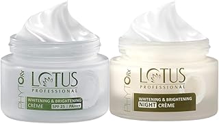 Lotus Professional Whitening & Brightening Day Cream_50g + Night Cream_50g (Set of 2)