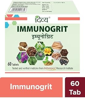 Patanjali Divya Immunogrit Tablet 60 N, Pack Of 1