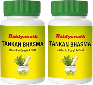 Baidyanath Tankan Bhasma - 15g | Ayurvedic Respiratory Support Powder | Purified Borax Formula | | (Pack of 2)
