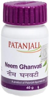 Patanjali Divya Neem Ghanvati 60Tabs (Pack of 5) 180 Tabs