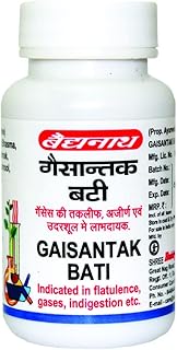 Baidyanath Gaisantak Bati - 100 Tablets | Ayurvedic Supplement for Acidity & Stomach Health