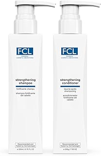 FCL strengthening Shampoo & Conditioner | Hair Fall Control Kit | Strengthens Hair | Reduces Frizz | Promotes Hair Growth | Cleans Scalp | Paraben & Sulphate Free 400ml