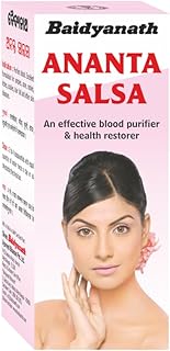 Baidyanath Anant Salsa - 450 ml | Herbal Extract for Enhancing Skin Care | Blood Purification | Hair Health |
