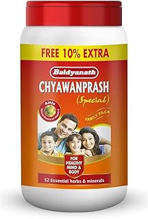 Baidyanath Chyawanprash Special - 2 kg With 10% Extra Free |Immunity Booster | Enhances Strength & Stamina | Made with 52 ingredients