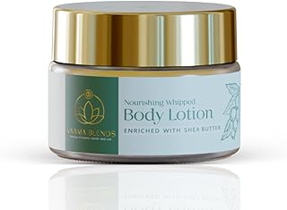 Vaama Blend Nourishing Wipped Body Lotion | For Deeply Nourished & Intensely Moisturised Skin | Suitable for Dry Skin | For Men & Women | 50ml