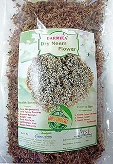 Darmika Purify dried Neem flower | veppampoo | Indian Lilac for tea, neem flowers dried for cooking & Garnishing and more (100 g)