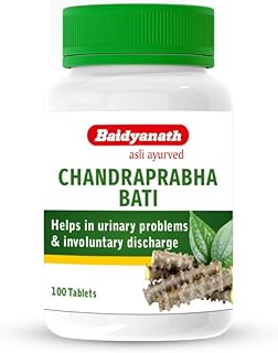 Baidyanath Chandraprabha Bati - 100 Tablets | Ayurvedic Herbal Supplement | For Urinary Health, Kidney Care & Wellness