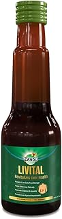 Zandu Livital Syrup – 200 ml | Scientifically proven Ayurvedic Liver Care & Detox Support |Revitalises Liver Health Naturally & Boosts Appetite & Digestion | Blend of 12 Potent Herbs