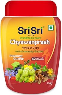 Sri Sri TATTVA shuddhta ka naam Chyawanprash - Herbal Immunity Booster With 40+ Ayurvedic Ingredients For Better Strength And Stamina - 250G