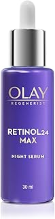 Olay Retinol24 Max Night Serum l Visibly Reduces Fine Lines in 7 Nights | Max Repair, Max Hydration l No Redness or Irritation | Fragrance Free l Normal, Oily, Dry and Combination Skin l 30ml