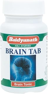 Baidyanath Jhansi Brain Tab | 50 Tab |Helpful for Brain fatigue and weakness |