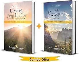 Living Fearlessly + To Be Victorious in Life by Paramahansa Yogananda author of Autobiography of a Yogi | Self Help Books | Hardcover Books | Yogoda Combo