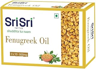 SRI SRI TATTVA Ayurveda Fenugreek Oil Capsules, 30 Caps