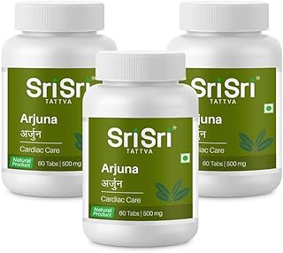 Sri Sri TATTVA shuddhta ka naam Arjuna Tablet, 500Mg,60Tabl (Pack Of 3)
