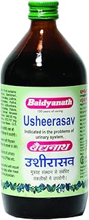 Baidyanath Asli Ayurved Usheerasav Syrup | Useful in Urinary System, Anemia, Worms & Piles - 450 Ml