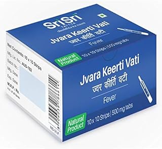 Sri Sri Tattva Jvara Keerti Vati 500Mg Tablet - 60 Count Blister Pack