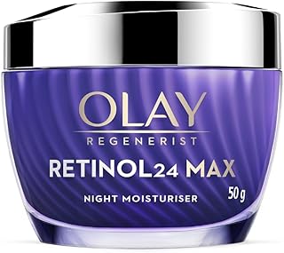 Olay Retinol24 Max Night Cream l Visibly Reduces Fine Lines in 7 Nights | Max Repair, Max Hydration l No Redness or Irritation | Fragrance Free l Normal, Oily, Dry and Combination Skin l 50g