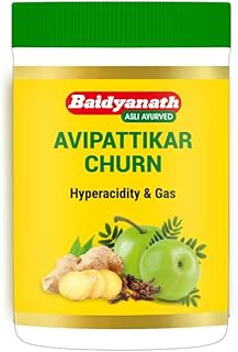 Baidyanath Avipattikar Churna - 120 gm Powder | Helpful in Hyper-Acidity & Indigestion (Pack of 1)