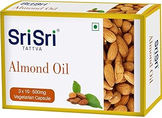 Sri Sri Tattva Almond Oil Veg Capsule - 30 Count