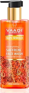 Vaadi Herbals Pvt Ltd Skin Whitening Saffron Face Wash With Sandal Extract, 250 ml