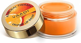 Vaadi Herbals Lip Balm, Orange and Shea Butter, 10g