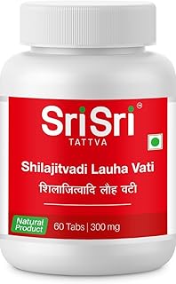 Sri Sri Tattva Shilajitvadi Lauha 300mg, 60Tab