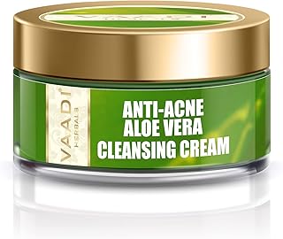 Vaadi Herbals Anti Acne Aloe Vera Cleansing Cream, 50g