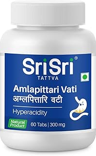 Sri Sri TATTVA shuddhta ka naam Amlapittari Vati 300Mg, 60Tab