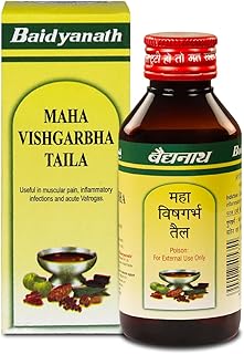 Baidyanath Ayurved Mahavishgarbh tail Helps in Mascular pain, inflammatory infections and acute vatrogas 100 ml