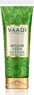 Vaadi Herbals Anti Acne Neem Face Pack with Clove and Turmeric, 120g