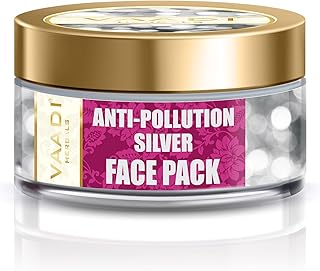 Vaadi Herbals Silver Face Pack, Pure Silver Dust and Lavender Oil, 70g