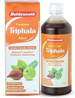Baidyanath Premium Triphala Juice - 1L | 100% Ayurvedic Formula | Supports Gut Health & Digestion | Helps with Constipation & Digestive Comfort