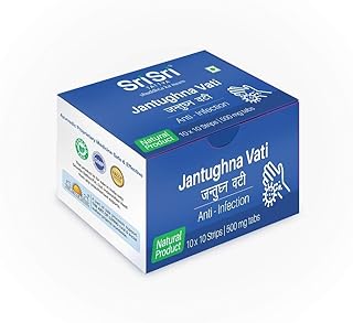 Sri Sri Tattva Jantughna Vati 500Mg Tablet - 60 Count, Blister Pack