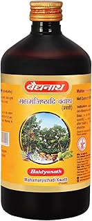 Baidyanath Mahamanjisthadyarist - Ayurvedic Herbal Tonic for Blood Purification - 450 ML (Pack of 2)