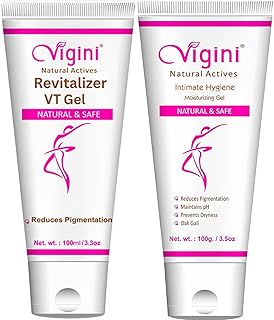 Vigini VT Revitalizer Gel For Women Girls & Feminine Private Parts Hygiene Deodorant Intimate Bikini Area Lightening Brightening Wash Reduces Itching Dryness Moisturizer Maintains pH 3.5-200ml