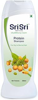 Sri Sri Tattva Protein Shampoo, 200ml - Repairs Dry & Damaged Hair, Promotes Growth, Reduces Breakage - Get Nourished, Healthy, Smooth, Frizz Free Hair - For Women & Men