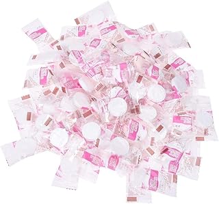 RED SQUARE Compressed Facial Mask Tablets Disposable Paper Natural Cotton Skin Care Masks Home Diy Makeup Beauty for Women Girls Cosmetic Facial Paper Sheet Eye Nose Face Towel Sheet (Pack Of 100)