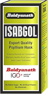 Baidyanath Isabgol - Psyllium Husk Powder - 100gm | Effectively Relieves Constipation | Fibre Supplement For Digestion