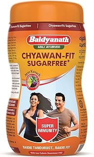 Baidyanath Asli Ayurved Chyawan-fit Sugarfree Chyawanprash 1 Kg Enriched With Ashwagandha, Amla & Kesar, 35 Ayurvedic Herbs Boosts Physical Strength, Energy & Immunity