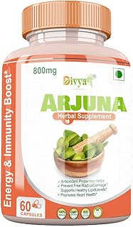 Divya Shree Arjuna Capsule Helping Keep Diabetes & Cholesterol & Maintain a Healthy Heart - 60 Capsule