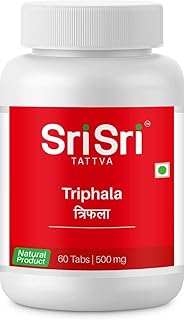 Sri Sri Tattva Triphala 500Mg Tablet - 60Count (Pack of 5)