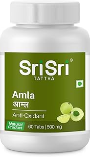 Sri Sri Tattva Amla - Anti Oxidant, 60 Tabs | 500mg (Pack of 1)