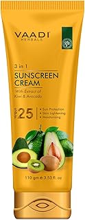 VAADI HERBALS Sunscreen Cream Spf-25, 110G|For All Skin Types