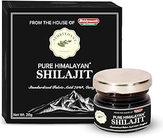 Baidyanath Ayurvedant Pure Himalayan Shilajit Resin, 20g - Standardized and Certified for Purity | Helps in boosting Stamina