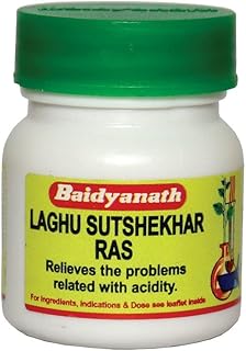 Baidyanath Asli Ayurved Laghu Sutshekhar - 50 Tablets