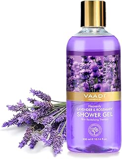 Vaadi Herbals Shower Gel, Heavenly Lavender and Rosemary, 300ml
