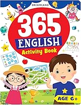 365 English Activity Book for Kids 6+ | Learn Alphabets, Spelling, Grammar, Phonics & Vowels | Dot-to-Dot, Coloring, Word Search, Fill in the Blanks, Puzzles | Fun Learning Workbook for English.